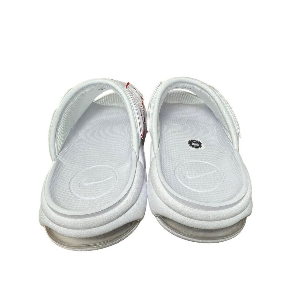 Nike Air More Uptempo Slide Sandals White Red FD9884-100 Men's Size 13 - Picture 7 of 8